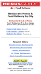 Mobile Screenshot of menusguide.com